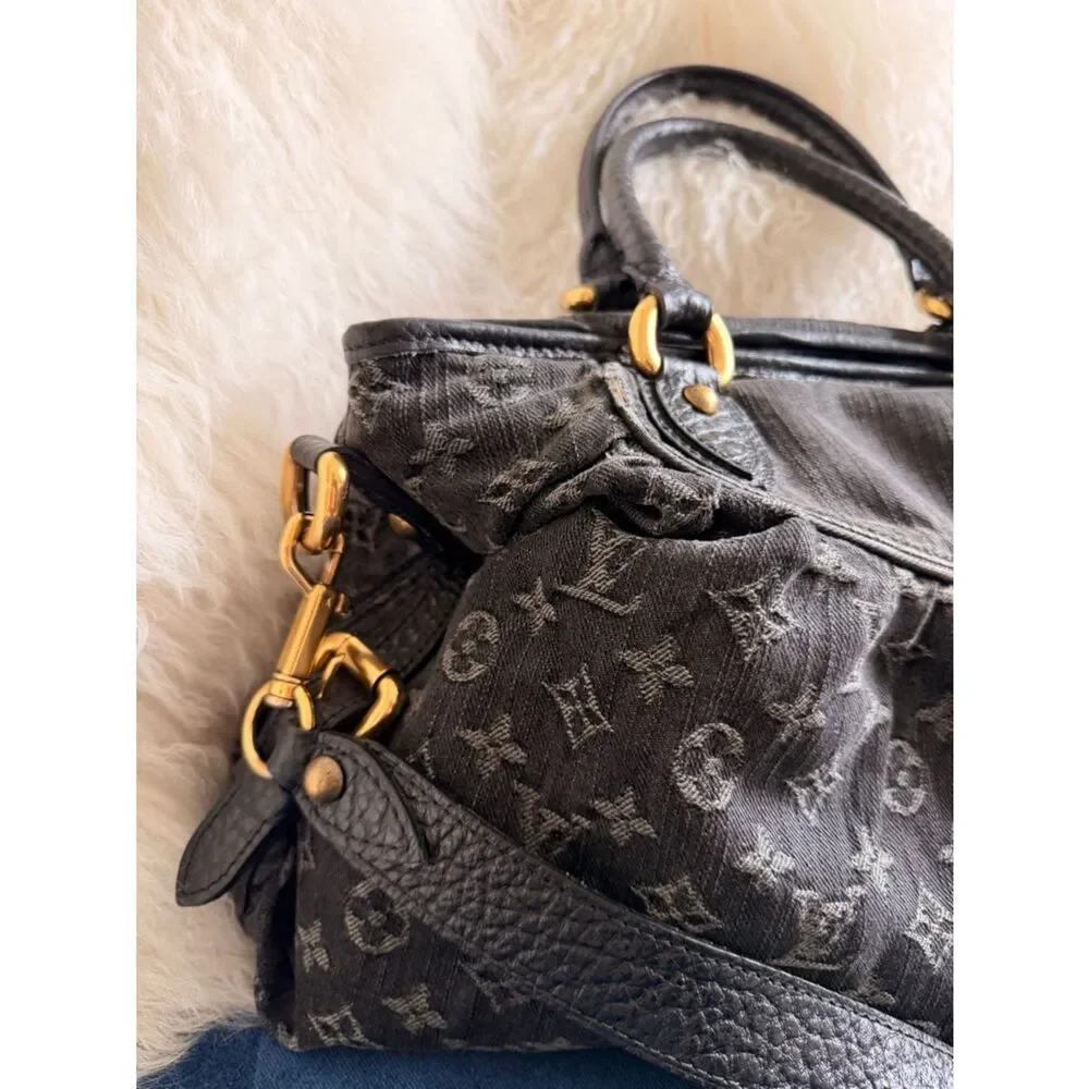 Louis vuitton Denim Neo Cabby MM Black